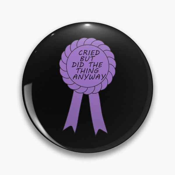 Item preview, Did The Thing Anyway Purple designed and sold by GabbyKash.
