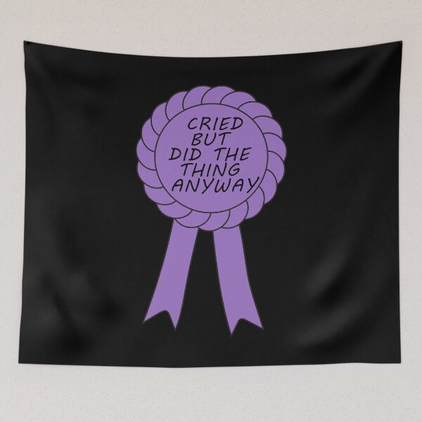 Item preview, Did The Thing Anyway Purple designed and sold by GabbyKash.