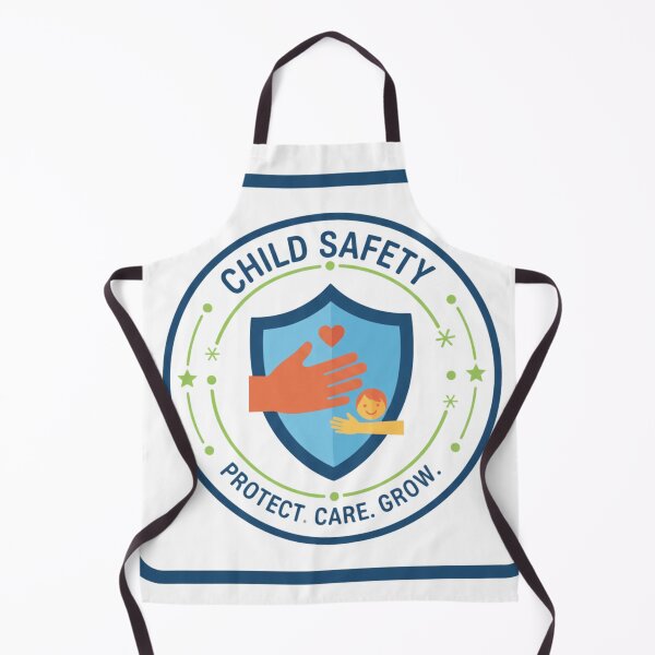 Item preview, Child Safety Awareness Emblem - Protect Care Grow Shield Design designed and sold by Fatomfatom.