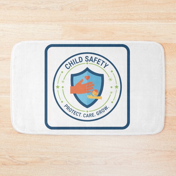 Item preview, Child Safety Awareness Emblem - Protect Care Grow Shield Design designed and sold by Fatomfatom.