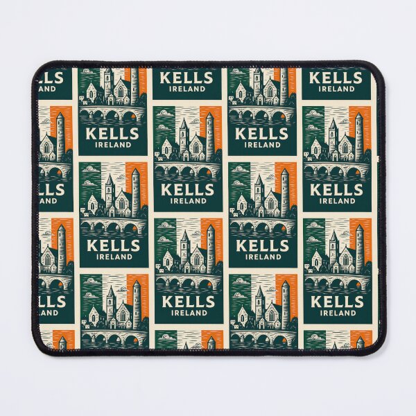 Item preview, Kells Ireland Linocut Style  designed and sold by Thistle-TShop.