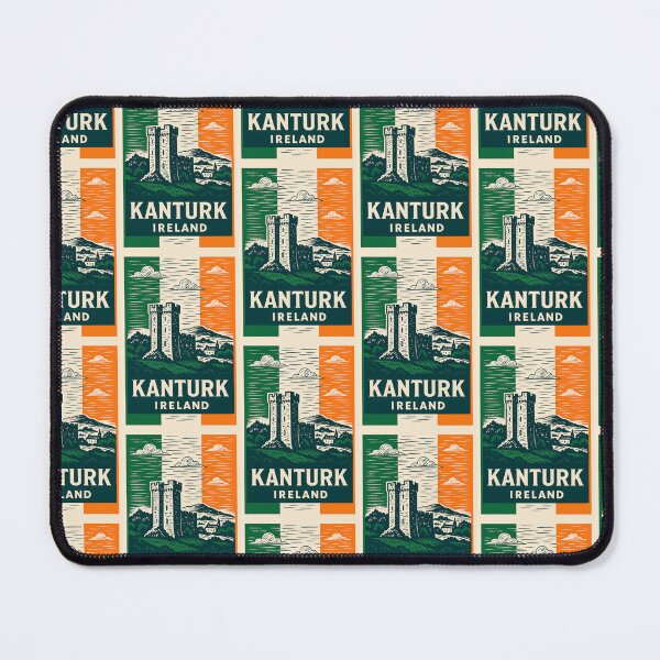 Item preview, Kanturk Ireland Linocut Style designed and sold by Thistle-TShop.