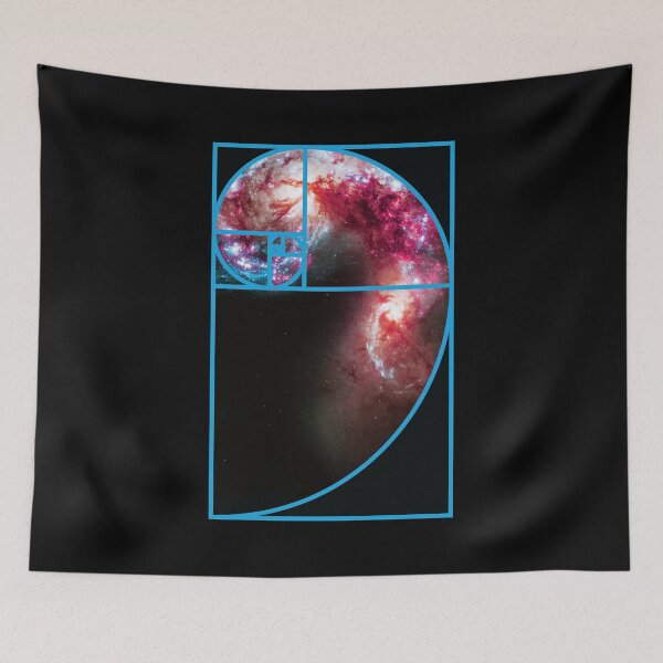 Item preview, Fibonacci Spiral Galaxy designed and sold by GalacticMantra.