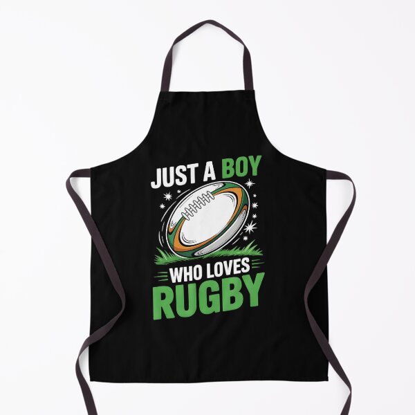 Item preview, Just A Boy Who Loves Rugby Boys Rugby Quote Graphic designed and sold by GabrieSketcham.