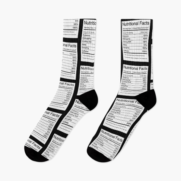 Item preview, Data Scientist Nutrition Facts designed and sold by rjhhjawthux77.