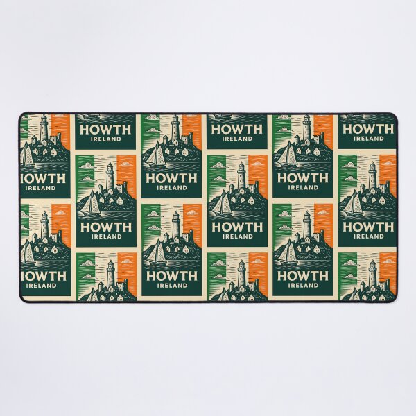 Item preview, Howth Ireland Linocut Style designed and sold by Thistle-TShop.
