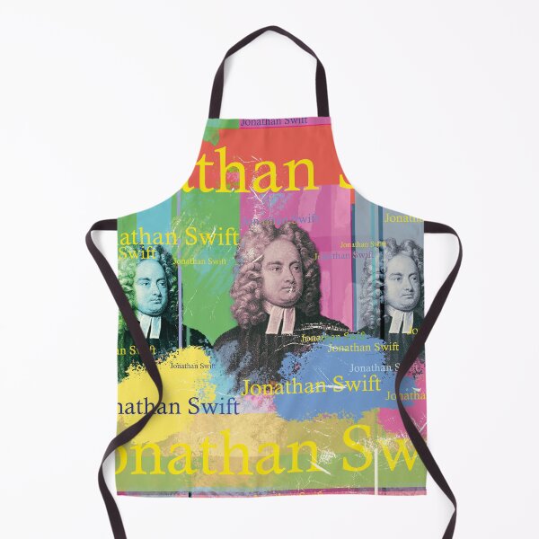Item preview, Jonathan Swift portrait collage in Pop Art style designed and sold by Mauswohn.