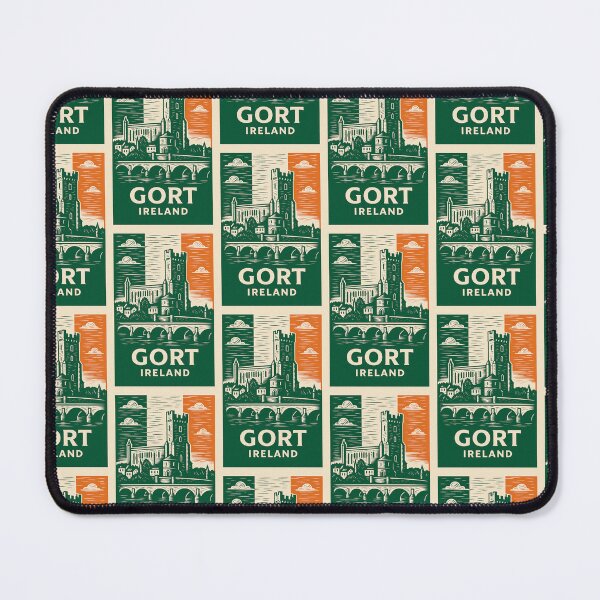 Item preview, Gort Ireland Linocut Style designed and sold by Thistle-TShop.