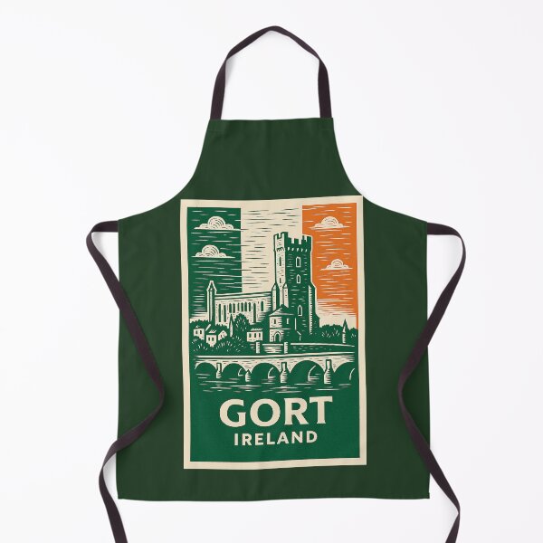 Item preview, Gort Ireland Linocut Style designed and sold by Thistle-TShop.