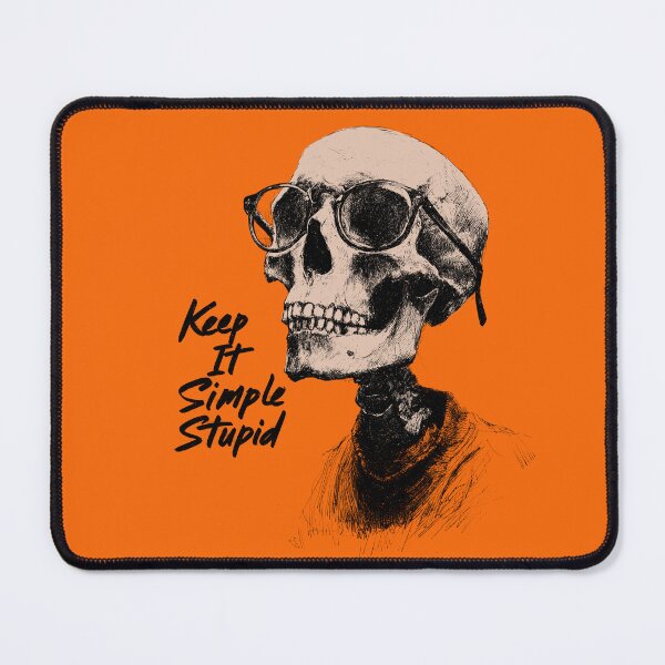 Item preview, Keep It Simple Stupid - Vintage Skeleton Sketch designed and sold by Gaviani Design Studio.