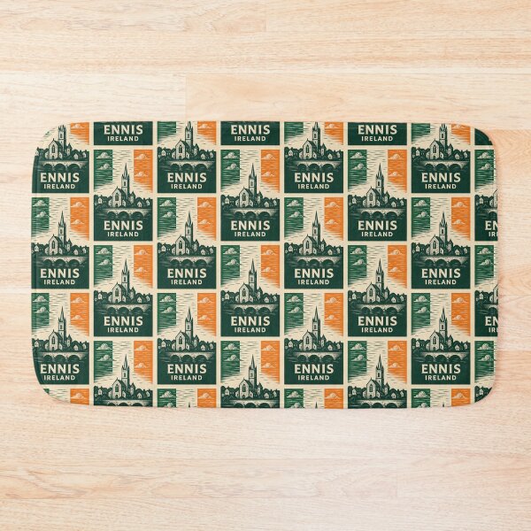 Item preview, Ennis Ireland Linocut Style  designed and sold by Thistle-TShop.