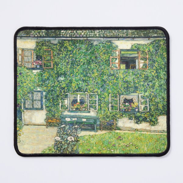 Item preview, Forester S House in Weissenbach Garden by Gustav Klimt: Art Nouveau Garden Poster designed and sold by artofuniverse.