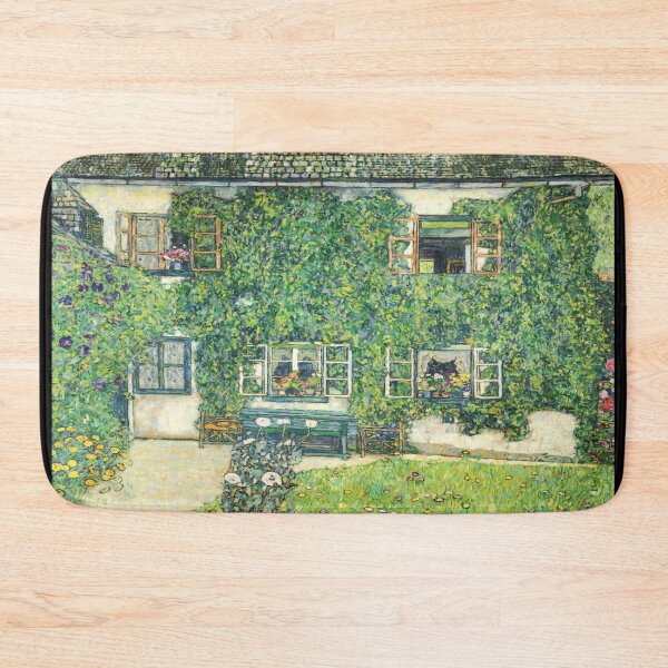 Item preview, Forester S House in Weissenbach Garden by Gustav Klimt: Art Nouveau Garden Poster designed and sold by artofuniverse.