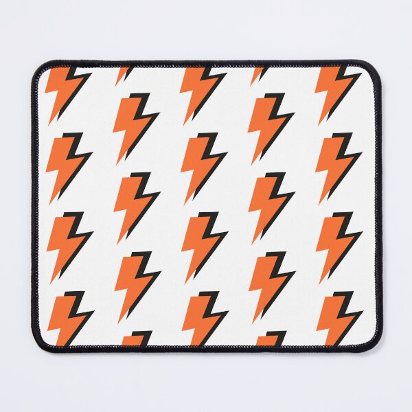 Item preview, Orange and Black, Lightning Bolts designed and sold by OneThreeSix.