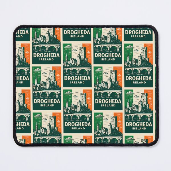 Item preview, Drogheda Ireland Linocut Style  designed and sold by Thistle-TShop.