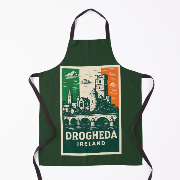 Item preview, Drogheda Ireland Linocut Style designed and sold by Thistle-TShop.