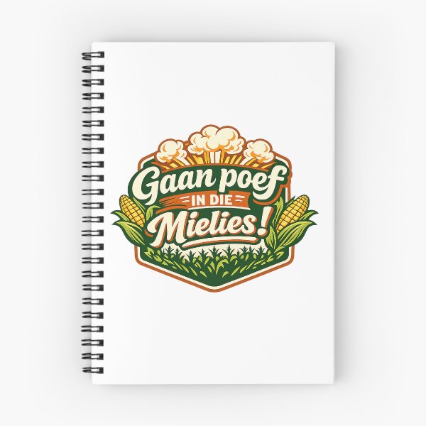 Item preview, Gaan poef in die Mielies! designed and sold by Throwing-Corn.
