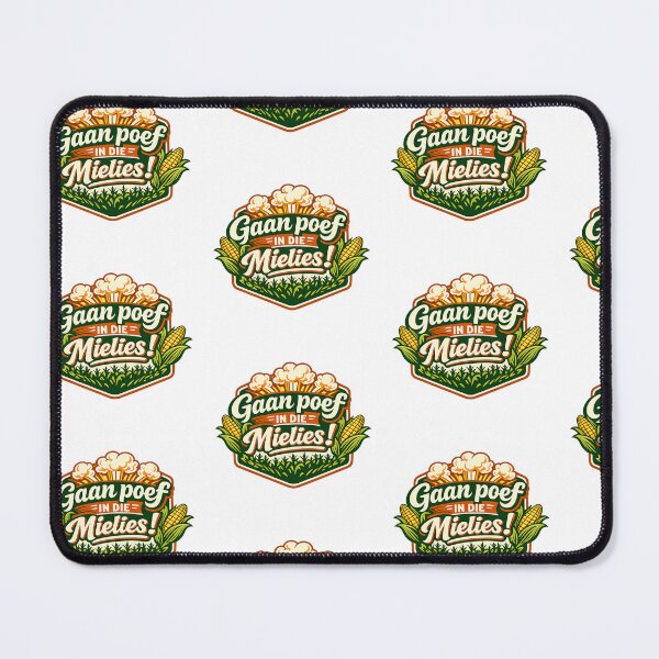 Item preview, Gaan poef in die Mielies! designed and sold by Throwing-Corn.