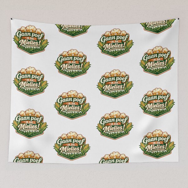 Item preview, Gaan poef in die Mielies! designed and sold by Throwing-Corn.
