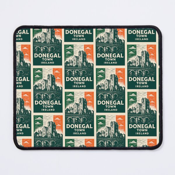 Item preview, Donegal Town Ireland Linocut Style  designed and sold by Thistle-TShop.