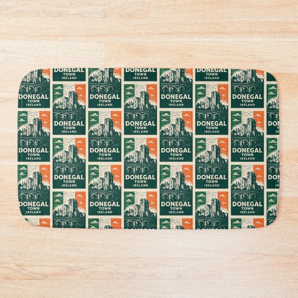 Item preview, Donegal Town Ireland Linocut Style  designed and sold by Thistle-TShop.
