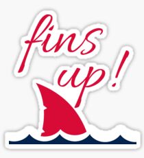 Fins Up | Landsharks Sticker