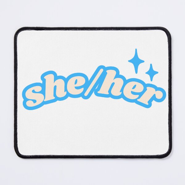 Item preview, She/her Pronouns designed and sold by TinyInkyCo.