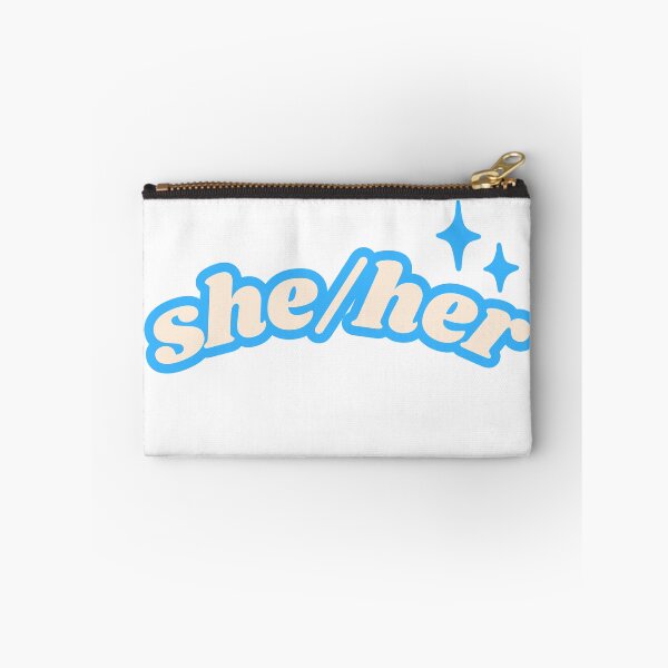 Item preview, She/her Pronouns designed and sold by TinyInkyCo.