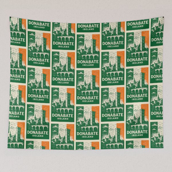 Item preview, Donabate Ireland Linocut Style  designed and sold by Thistle-TShop.