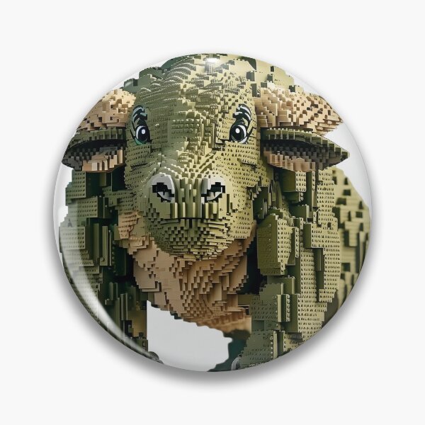 Item preview,  Blocky Bull  designed and sold by Flex Brix.