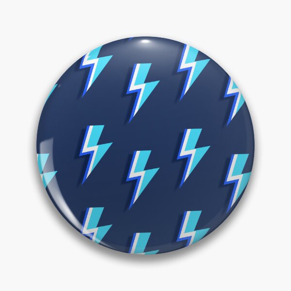 Item preview, Blue Lightning Bolts Pattern  designed and sold by OneThreeSix.