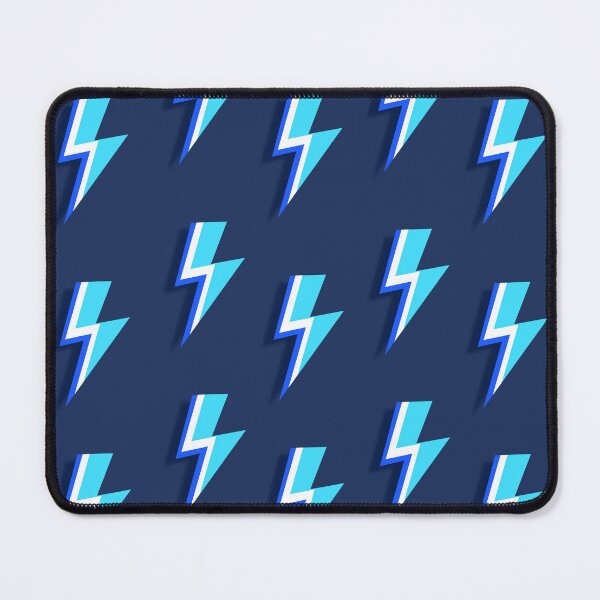 Item preview, Blue Lightning Bolts Pattern  designed and sold by OneThreeSix.
