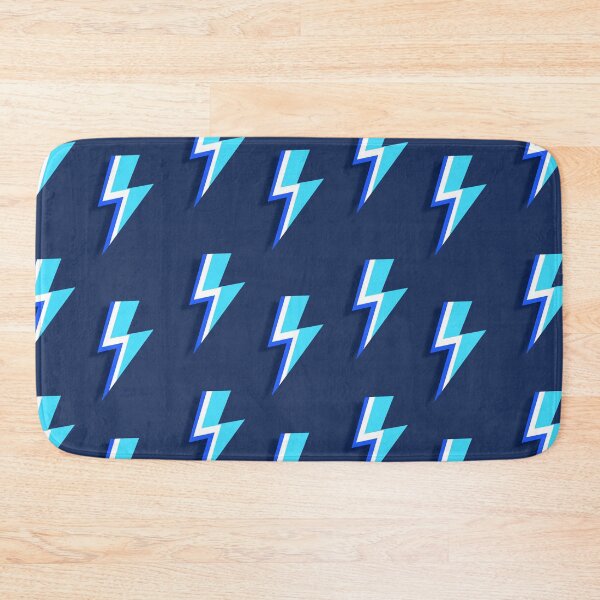 Item preview, Blue Lightning Bolts Pattern  designed and sold by OneThreeSix.