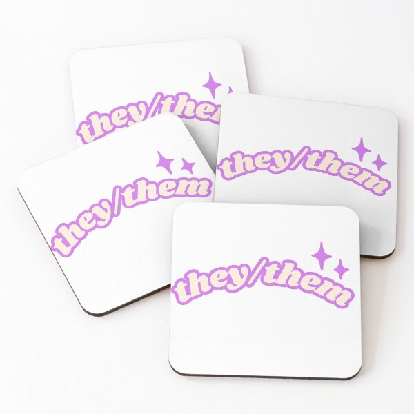 Item preview, They/them Pronouns designed and sold by TinyInkyCo.