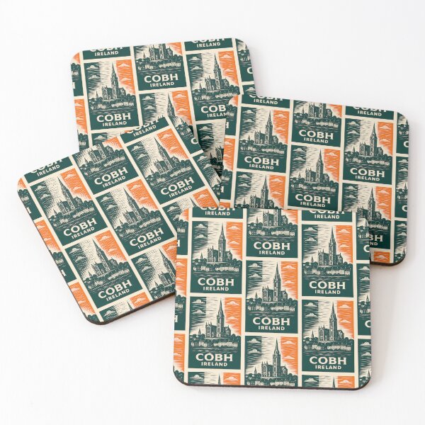 Item preview, Cobh Ireland Linocut Style  designed and sold by Thistle-TShop.