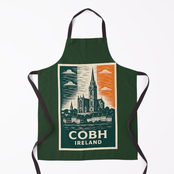 Artikelvorschau, Cobh Irland Linolschnitt-Stil entworfen und verkauft von Thistle-TShop.