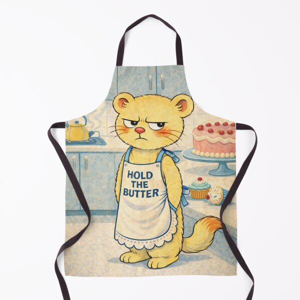 Item preview, Margarine Mink Holds the Butter designed and sold by Second Thought Studio.