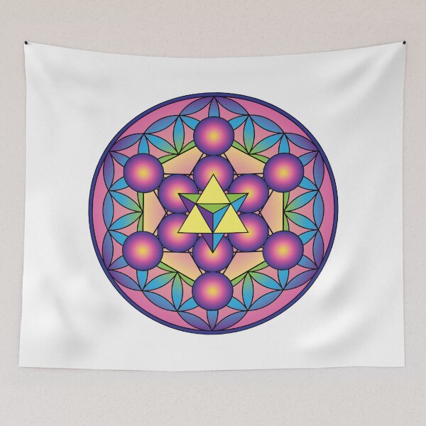 Item preview, Merkaba with Metatron’s Cube  designed and sold by GalacticMantra.