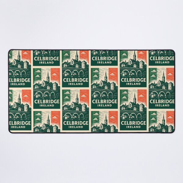Item preview, Celbridge Ireland Linocut Style designed and sold by Thistle-TShop.