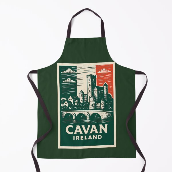 Item preview, Cavan Ireland Linocut Style designed and sold by Thistle-TShop.