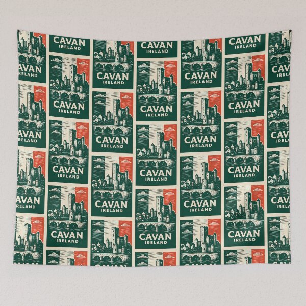 Item preview, Cavan Ireland Linocut Style  designed and sold by Thistle-TShop.