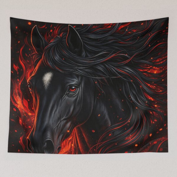 Item preview, Ember Mane Stallion designed and sold by Kaleidoscope Print.