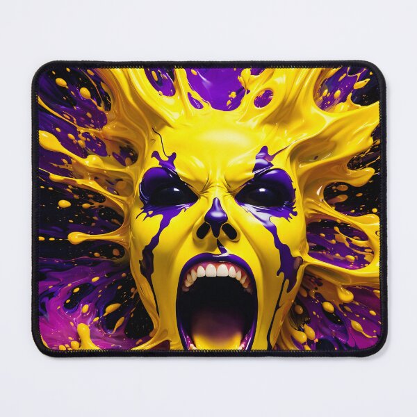 Item preview, Purple Gold Scream designed and sold by Kaleidoscope Print.