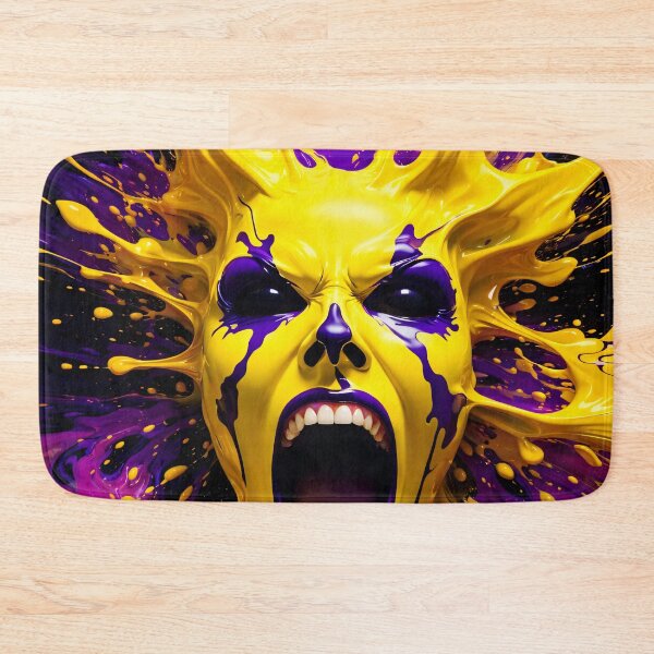 Item preview, Purple Gold Scream designed and sold by Kaleidoscope Print.