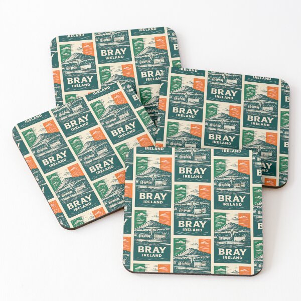 Item preview, Bray Ireland Linocut Style  designed and sold by Thistle-TShop.