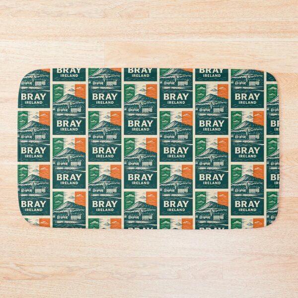 Item preview, Bray Ireland Linocut Style  designed and sold by Thistle-TShop.