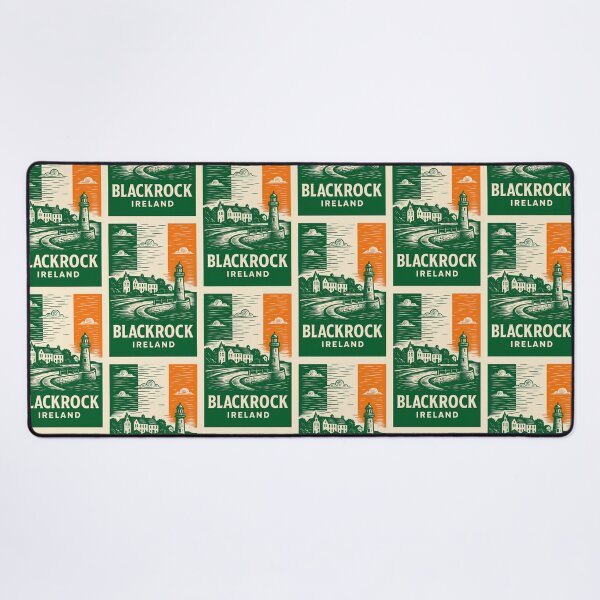 Item preview, Blackrock Ireland Linocut Style designed and sold by Thistle-TShop.