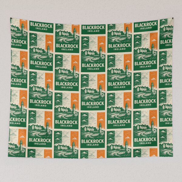 Item preview, Blackrock Ireland Linocut Style  designed and sold by Thistle-TShop.
