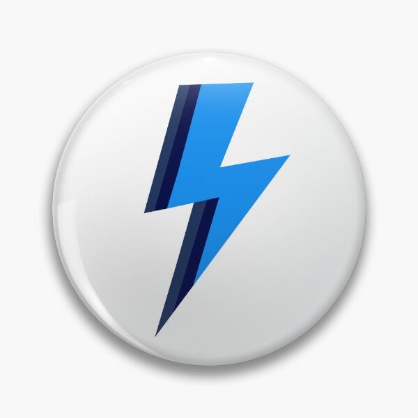 Item preview, Blue Stripe Lightning Bolt  designed and sold by OneThreeSix.