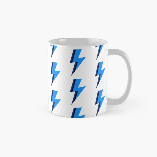 Item preview, Blue Stripe Lightning Bolt  designed and sold by OneThreeSix.